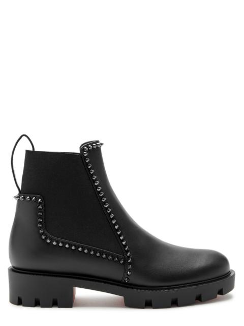 Christian Louboutin Christian Louboutin Out Lina Spike Leather Ankle Boots