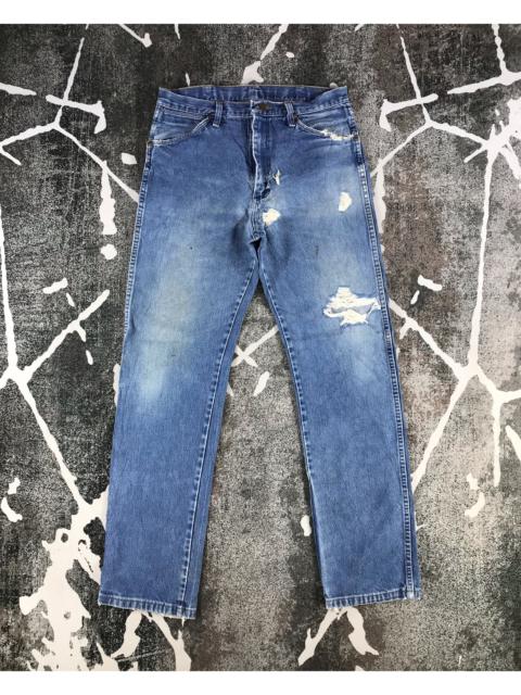 Other Designers Vintage - Vintage Wrangler Jeans Distressed Denim KJ1122