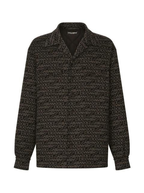 Dolce & Gabbana LOGO-PRINTED SHIRT JACKET