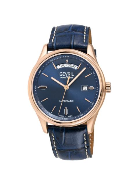 Other Designers Gevril Excelsior Automatic Blue Dial Men's Watch 48204