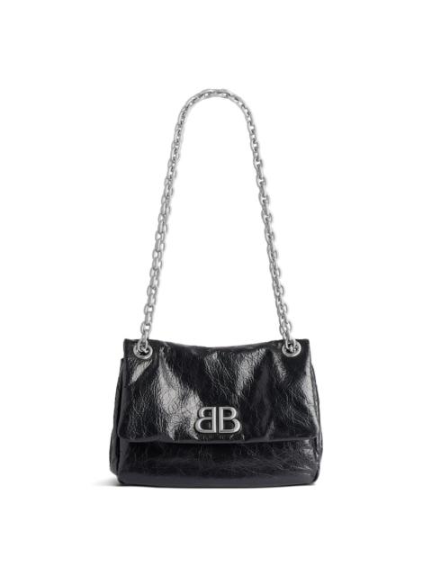 BALENCIAGA Women's Monaco Mini Bag in Black