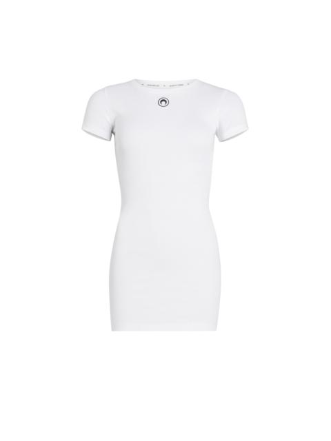 Marine Serre Moon Logo Jersey T-Shirt Dress