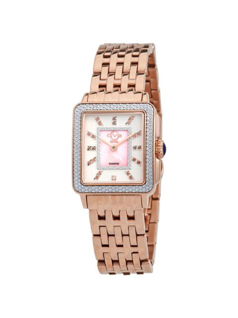 Other Designers Gv2 By Gevril - GV2 by Gevril Padova Gemstone Quartz Diamond Ladies Watch 12336B