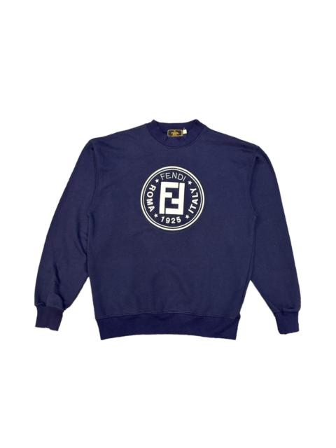 FENDI VINTAGE FENDI ROMA ITALY SPELLOUT SWEATSHIRT PULLOVER