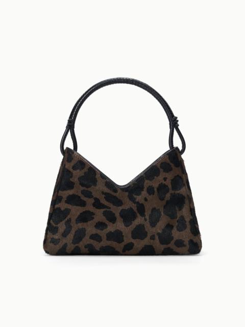 STAUD STAUD VALERIE SHOULDER BAG LEOPARD