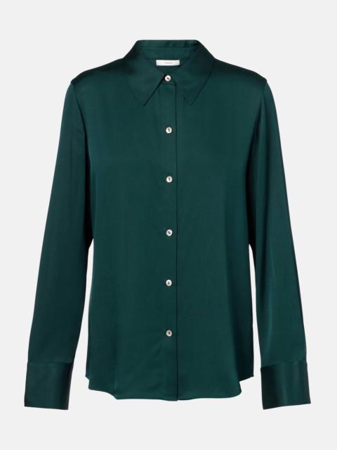 Vince Silk-blend satin shirt