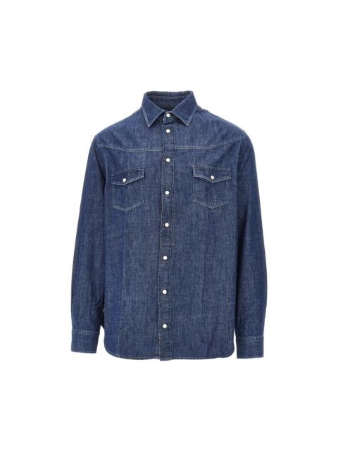 EMPORIO ARMANI Emporio Armani Denim Shirt Blue Men
