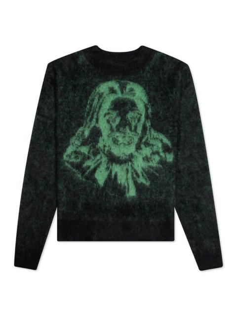 SAINT M×××××× SAINT MICHAEL X BORN X RAISED CLOWN KNIT - BLACK