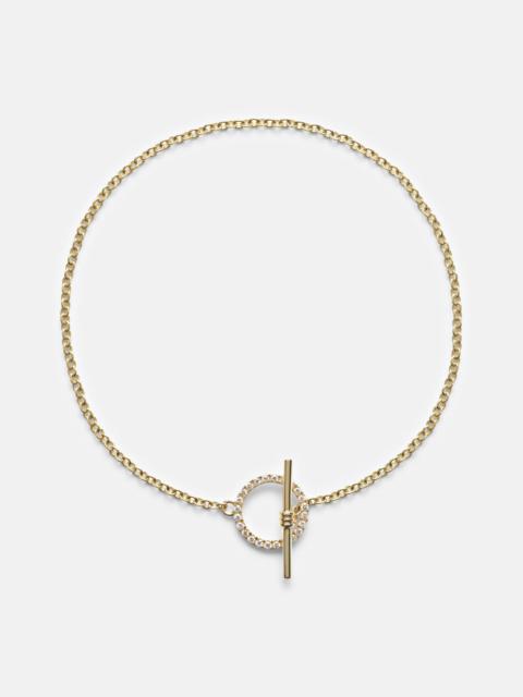 STONE AND STRAND 10kt gold bracelet with diamonds