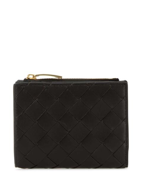 Bottega Veneta Bottega Veneta Women Dark Brown Nappa Leather Small Intrecciato Wallet