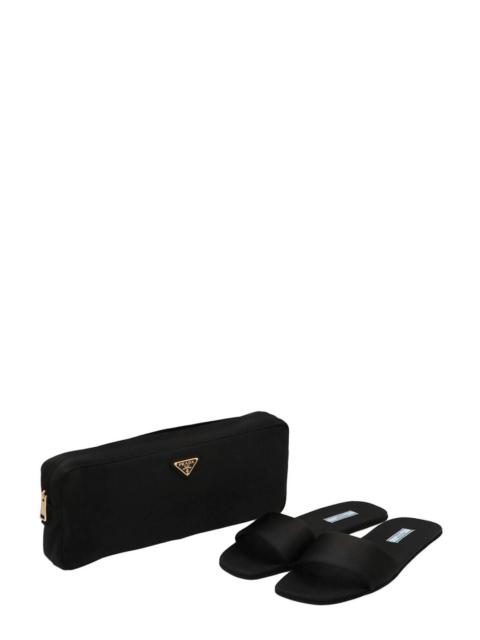 Prada Women Slippers And Slipper Bag