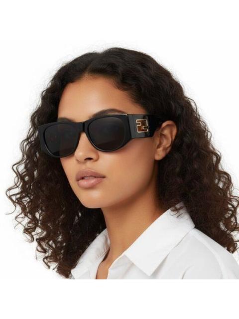 FENDI NEW FENDI FE40109I 01A SUNGLASSES BLACK WOMEN EYEWEAR