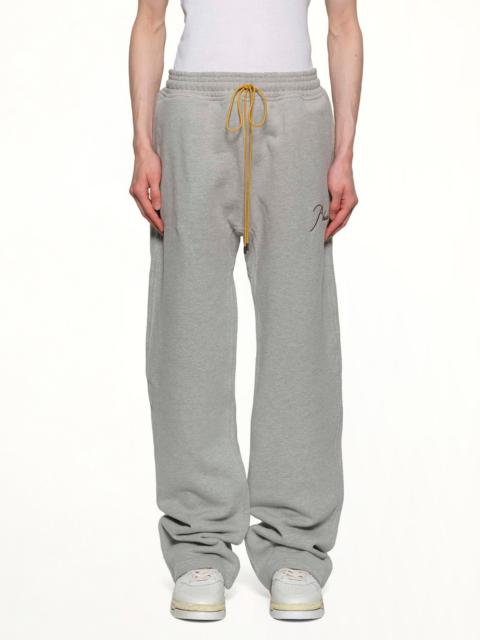 Rhude Classique Sweatpant in Heather Grey/Black