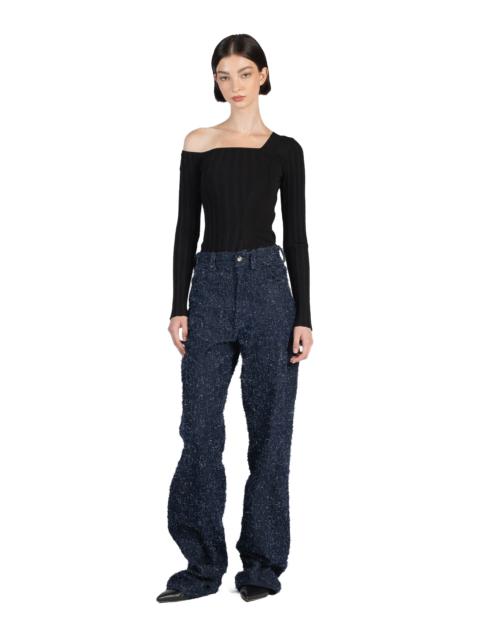 Elleme Cargo Pants Fluffy Denim Dark Blue