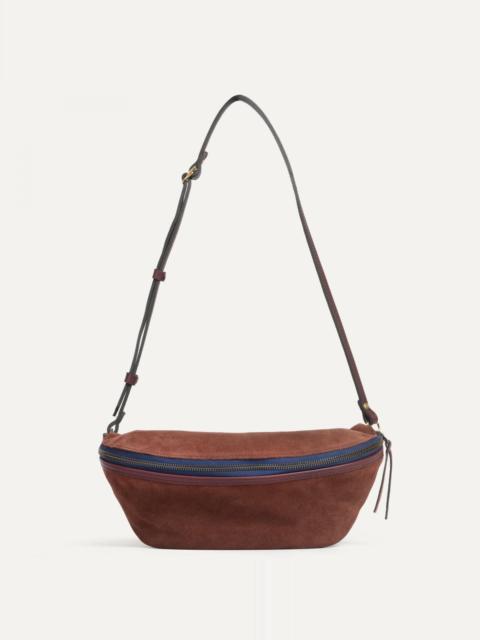 Bleu de Chauffe BEA BELT BAG / SUEDE  -  RUBY BROWN
