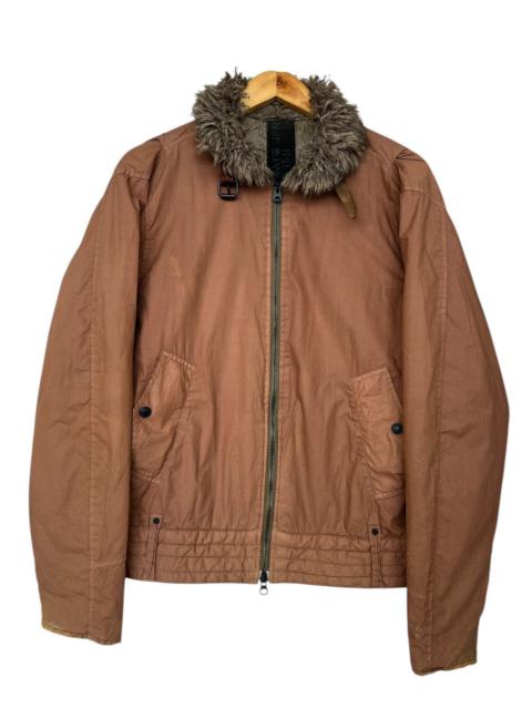 Other Designers Japanese Brand - Blue Way Japan Brown Fur Zipper Jacket