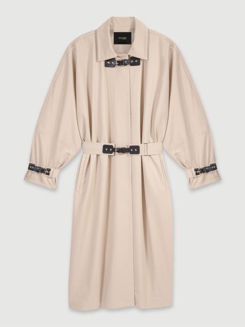 maje Long trench coat