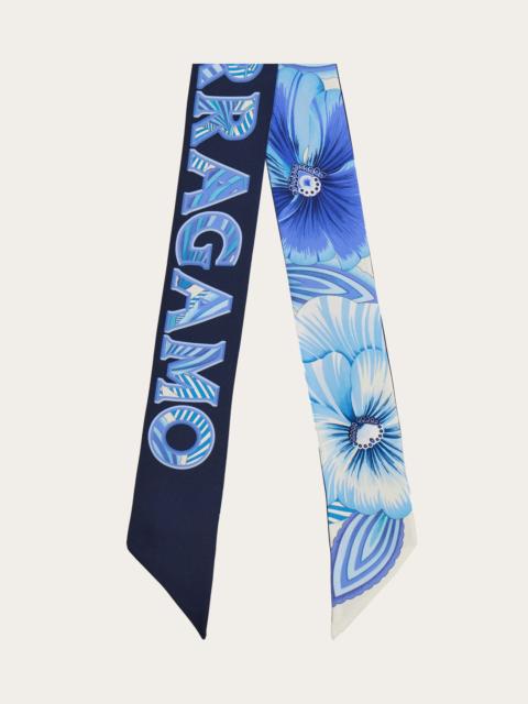 FERRAGAMO Brezza print silk bandeau