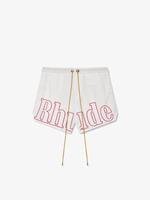 Rhude LOGO TRACK SHORT