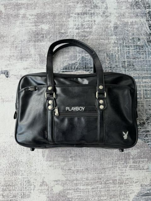 Other Designers Japanese Brand - Playboy Hand Carry Leather Bag