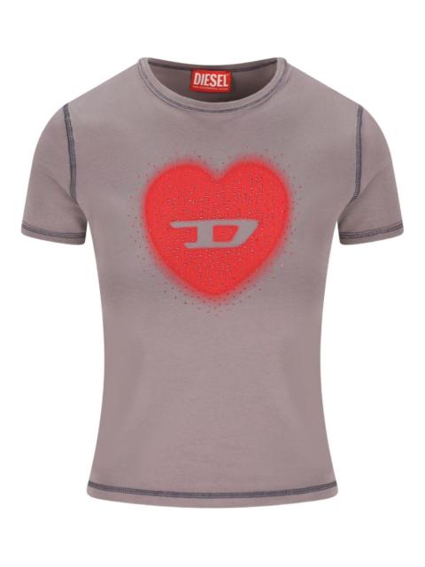 Diesel Diesel Women Logo Cotton T-Shirt
