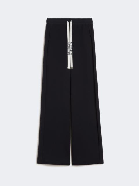 'S Max Mara Wide-fit jersey trousers - ULTRAMARINE