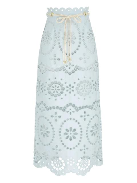 Zimmermann Awaken Embroidered Skirt