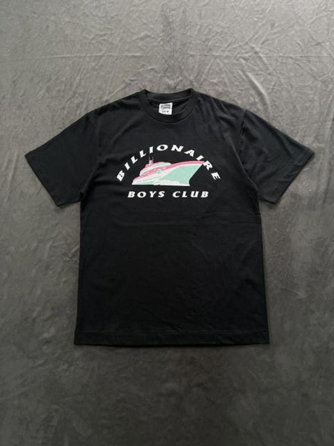 BILLIONAIRE BOYS CLUB Rare Billionaire Boys Club BBC Cruise Ship Print T-Shirt BLK