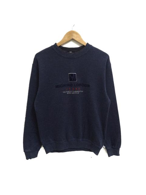 Other Designers Vintage - VINTAGE MICHIKO LONDON JEANS BIG LOGO SWEATSHIRT PULLOVER