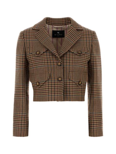 Etro Etro Women Embroidered Wool Blazer