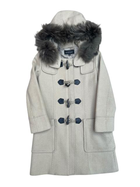 Other Designers If Six Was Nine × Jil Stuart × Le Grande Bleu (L.G.B.) - Jill Stuart Toggle Duffle Coat with Faux Fur Hood Beige Wool