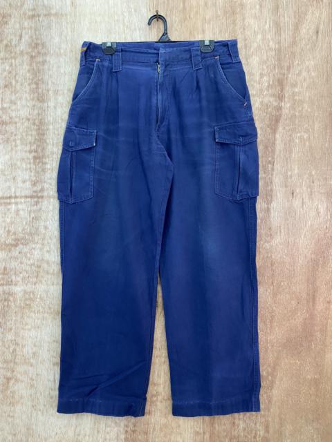Other Designers Japanese Brand - Japanese Brand Dark Blue Cargo Multipocket Pants #1201