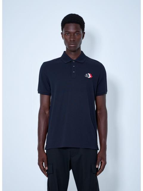 Moncler Moncler Men Polo Shirt With Embroidered Logo