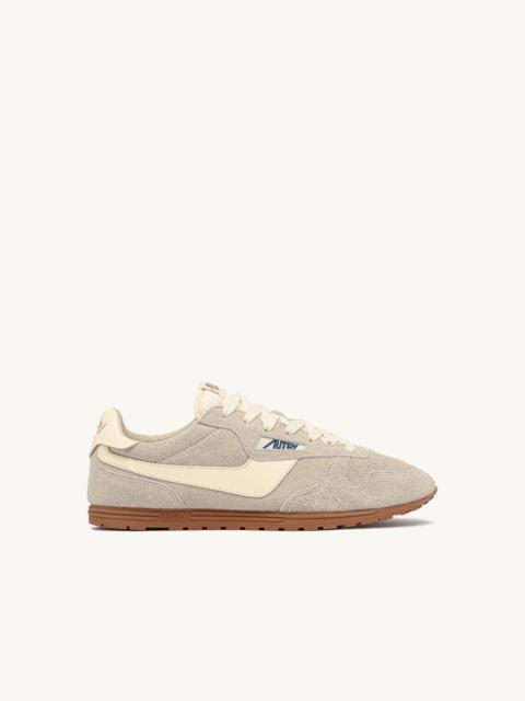 AUTRY SNEAKERS WINDSPIN IN SUEDE AND LEATHER COLOR WIFE AND RUTABAGA