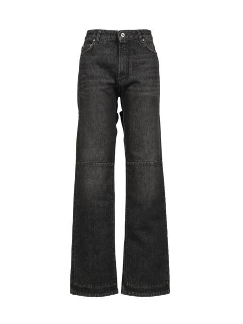 Jean Paul Gaultier DENIM TROUSER WITH CUT OUT ON THE BACK AND WORKWEAR DETAILS