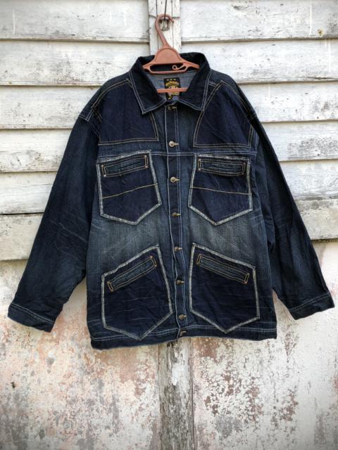 Other Designers Akademiks - Akademiks Unseen Forces Collection Denim Chore Jacket