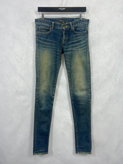 SAINT LAURENT Saint Laurent 13fw D01 Navy Jeans