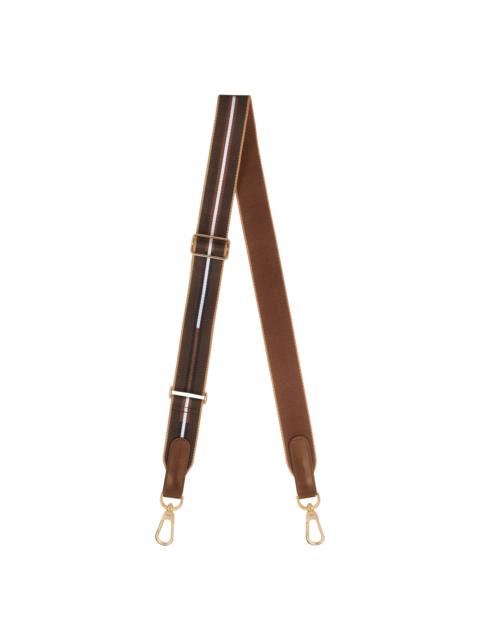 Longchamp Shoulder strap Chocolate - Canvas