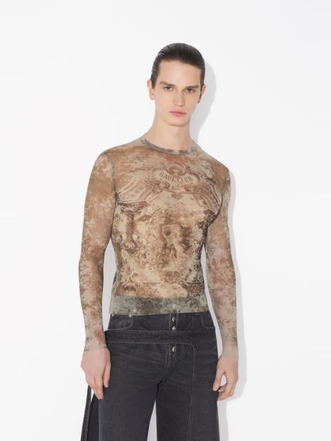 Jean Paul Gaultier THE BEIGE MÉDAILLON TOP