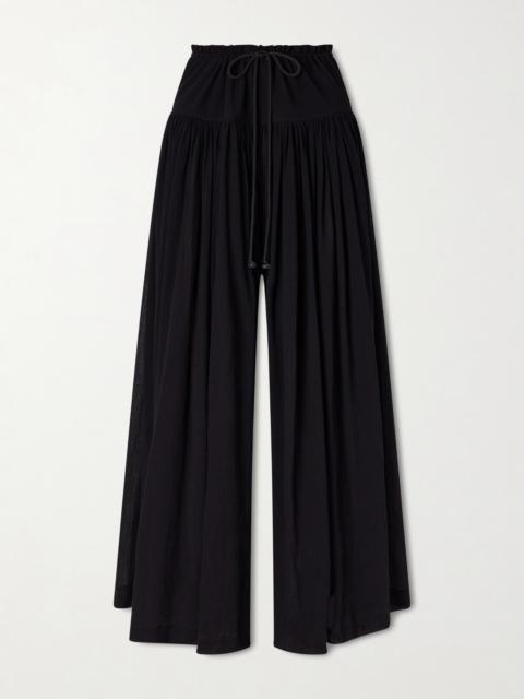The Row Berenice Pleated Cotton Wide-leg Pants