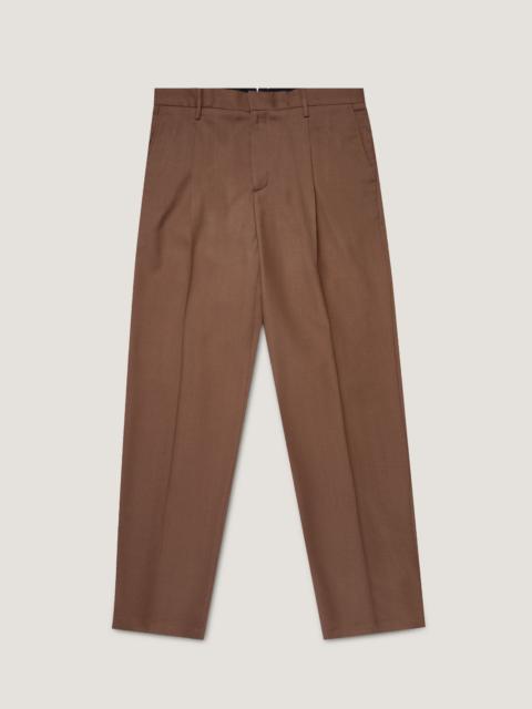 Sunspel Pleated Wool Twill Trouser