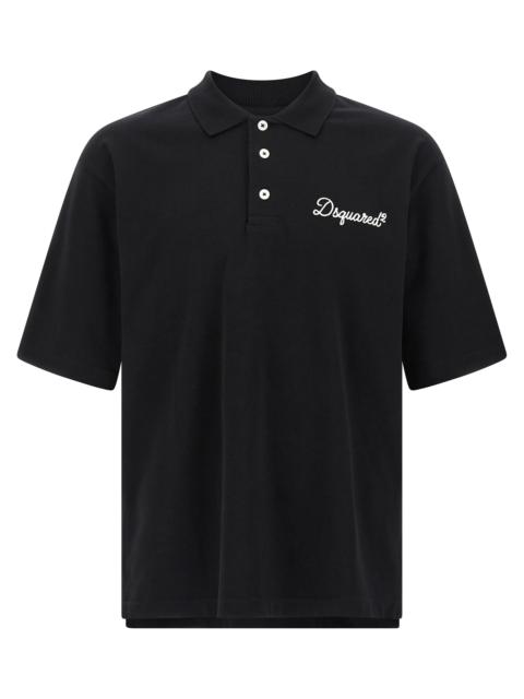 DSQUARED2 Dsquared2 Signature Polo Black