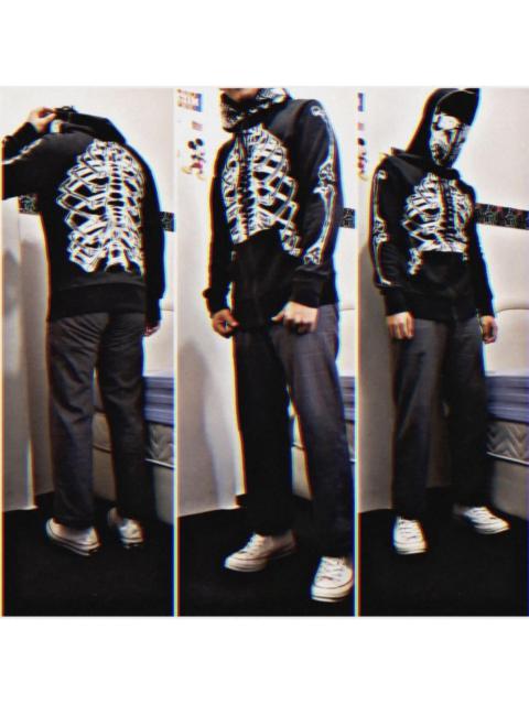 Other Designers Vintage - Rare Spenser Skeleton Hoodie Zip Up Japanese Brand