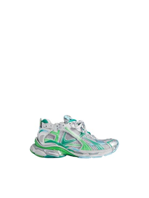 BALENCIAGA BALENCIAGA Runner $1190 Men's Gray/Green/Blue Sneakers New (
