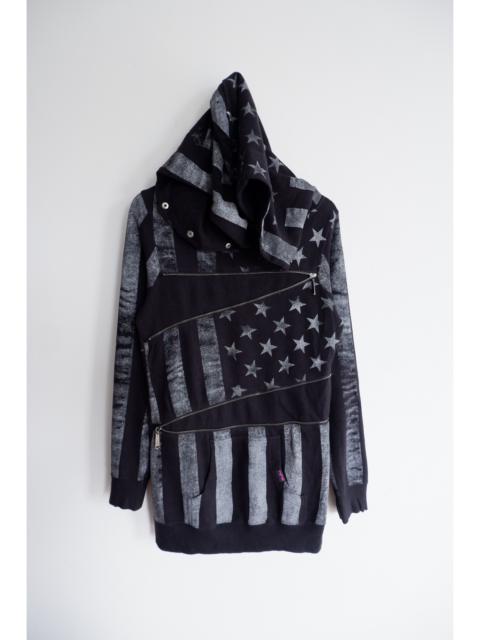 Japanese Brand - Vintage Abbey Dawn American Flag Big Hoodie