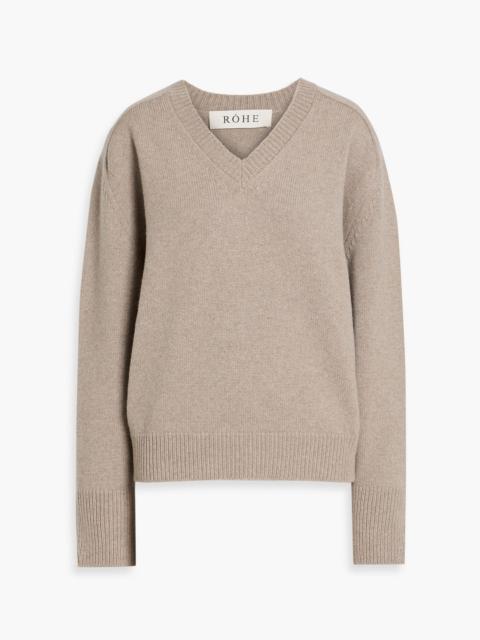 RÓHE Cut-out wool and cashmere-blend sweater