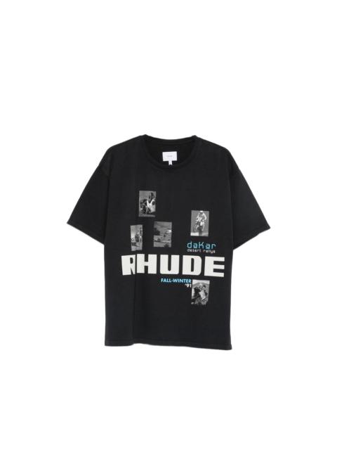 Rhude Rhude Black T-Shirts & Vests - T-Shirts Men