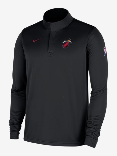 Nike Miami Heat Men's Nike Dri-FIT NBA 1/4-Zip Long-Sleeve Top