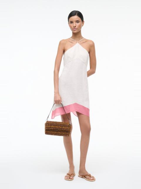 STAUD STAUD ORO LINEN DRESS BLUSH CANYON