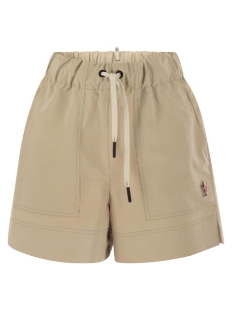 Moncler Grenoble Women Shorts In Technical Froissé
